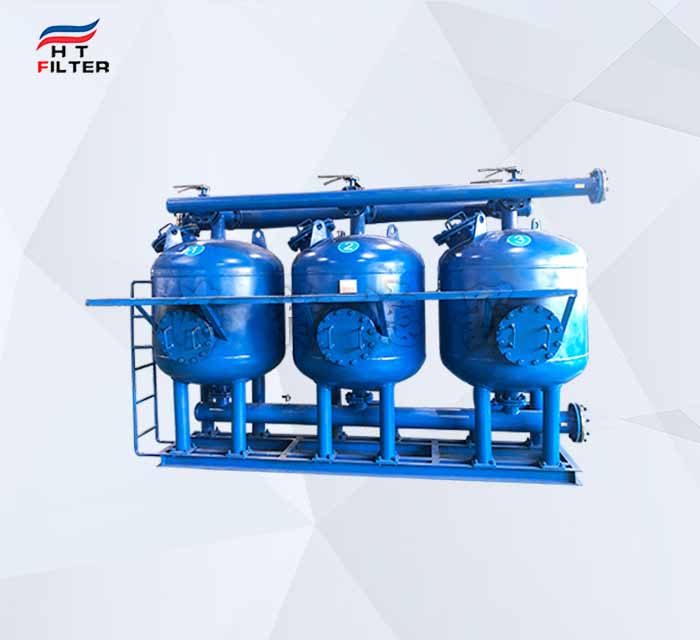 低維護(hù)砂濾系統(tǒng) 定時(shí)反洗淺層砂過濾器