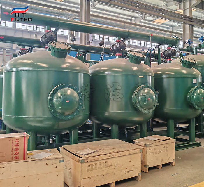 鋁電行業(yè)工業(yè)循環(huán)水淺層砂過(guò)濾器